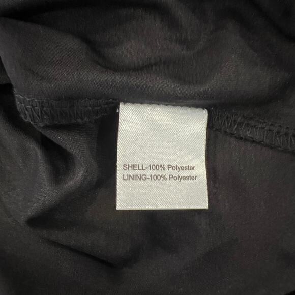 Spy Zone Exchange Black, Orange Gold Green Leaf Print Maxi Wrap Dress - Size M - Picture 7 of 10